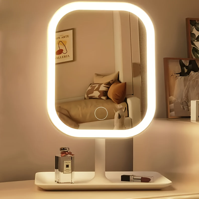 Rechargeable LED Makeup Mirror Portable Adjustable Light