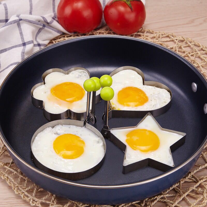 Kawaii Stainless Steel Fried Egg Mold Rings