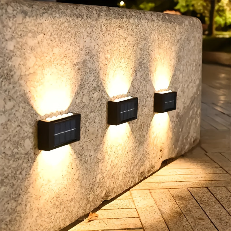 Solar LED Outdoor Wall Lights Brighten Your Space 10x