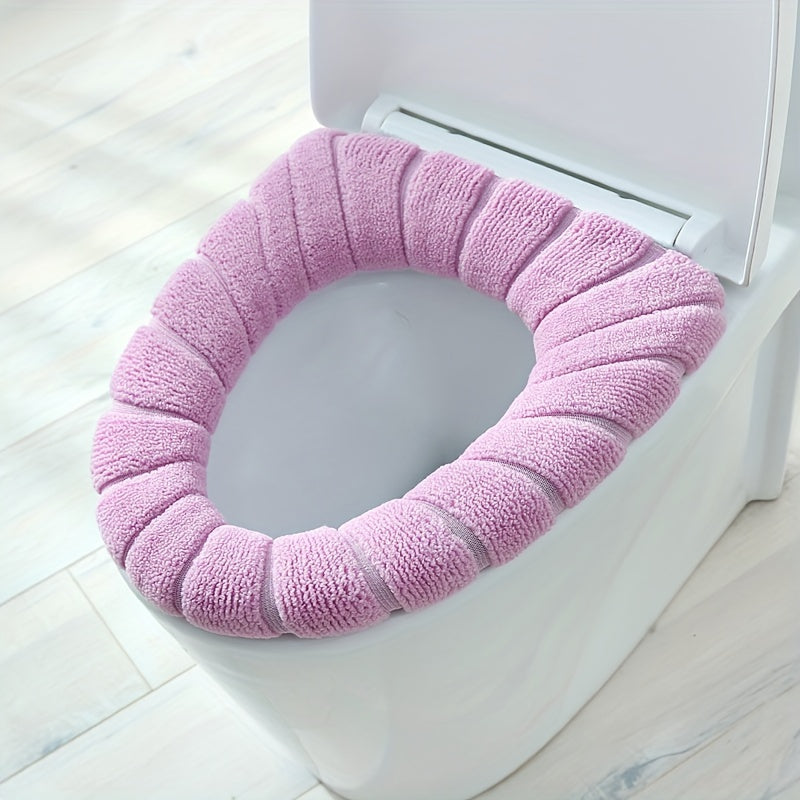 Luxury Soft Touch Toilet Seat Covers  5pcs Washable Stylish