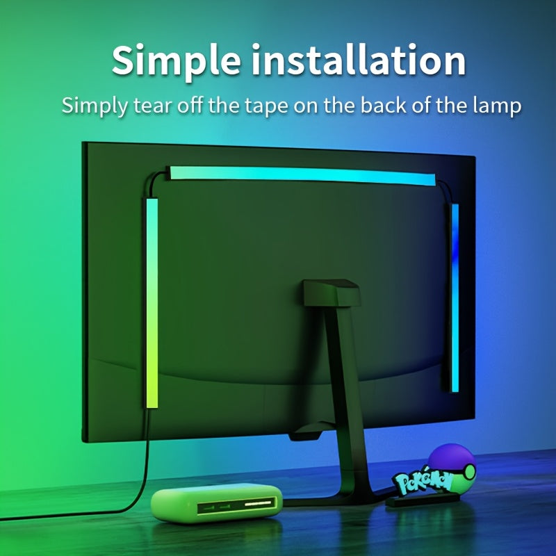 RGB LED Monitor Backlight Strip Vibrant PC  Room Decor