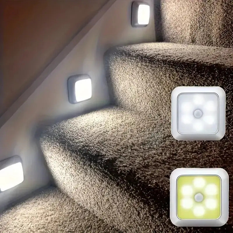 Wireless LED Motion Sensor Stair Light BatteryPowered Night Light