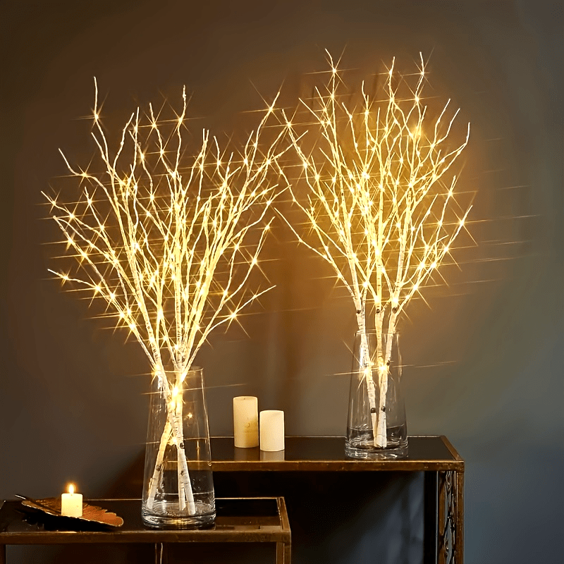 BatteryPowered Luminous Birch Branches Enchanting Decor Light