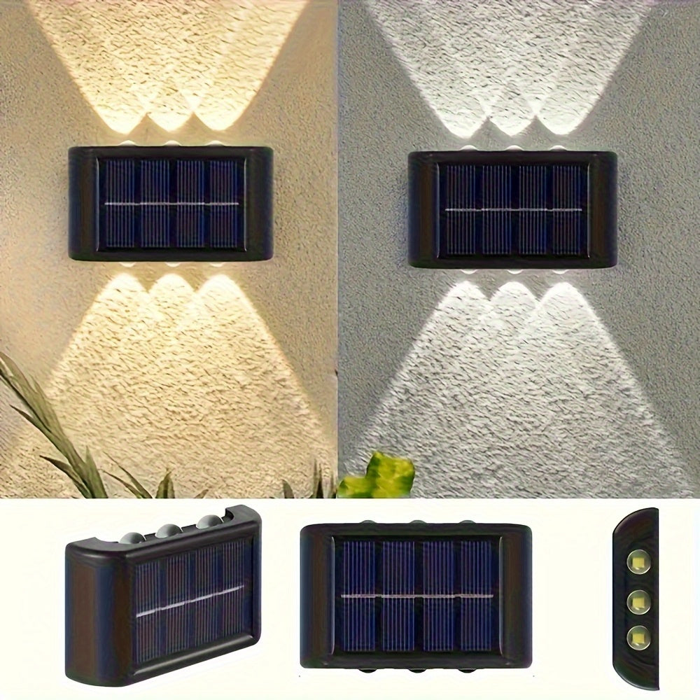 Bright Solar Fence Lights Patio Porch Garden Decor
