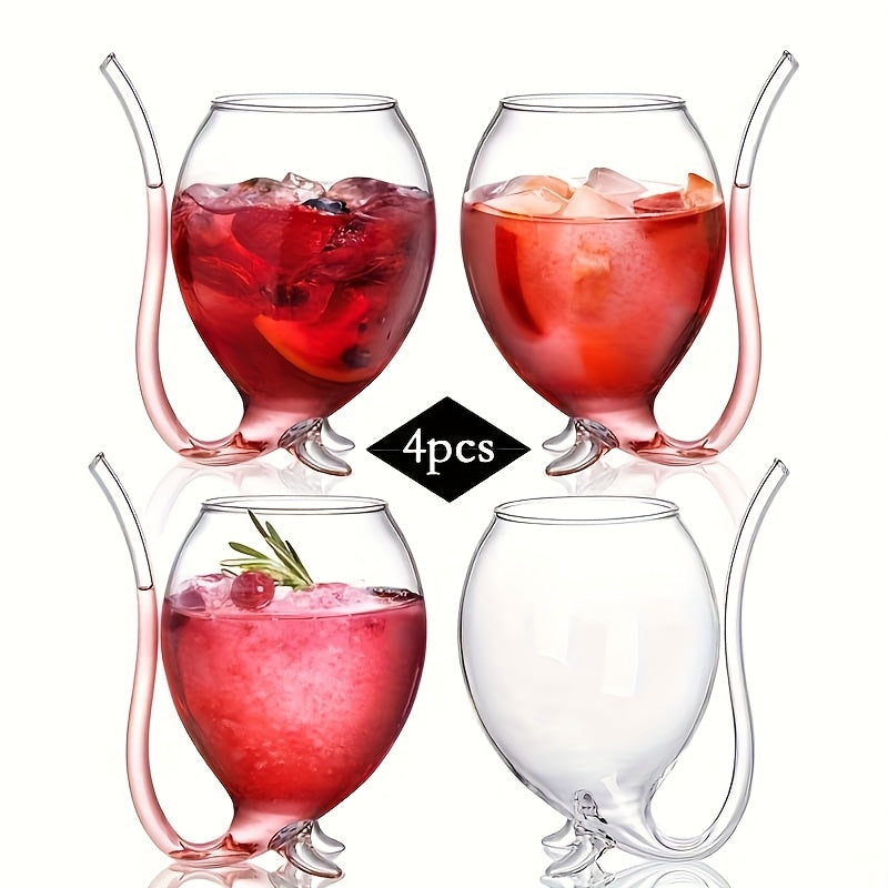 Vampire Glass Cup with Straw 1014oz Reusable Fun