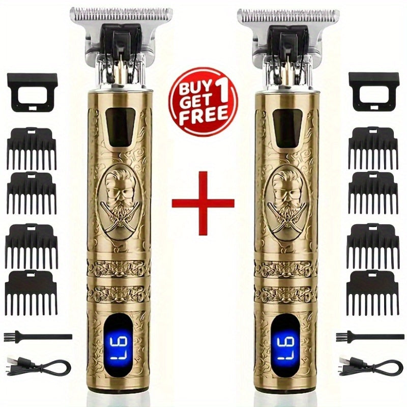 Pro Cordless Shaver  Trimmer Set Precision USB Rechargeable