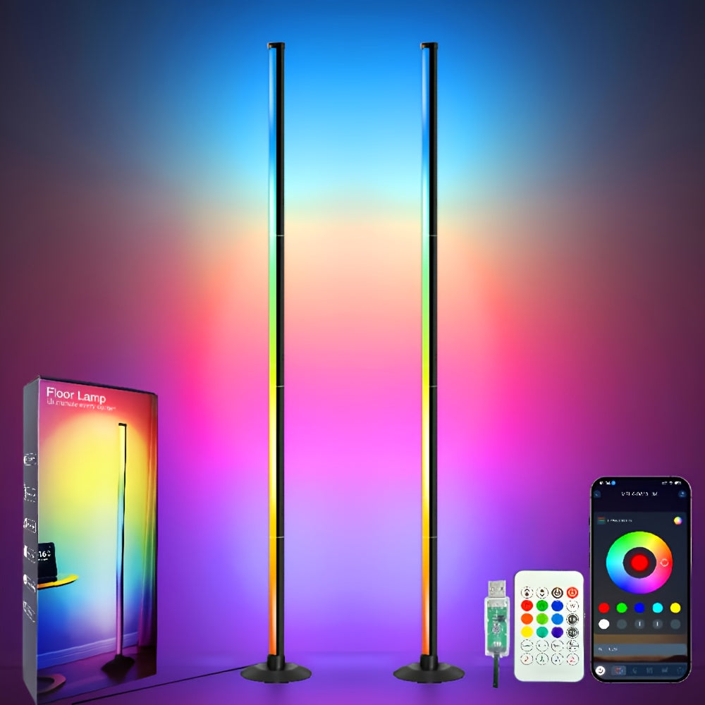 Smart RGB Music Sync Floor Lamp APP Remote USB Powered