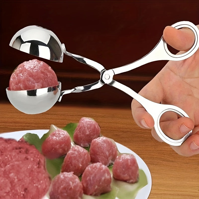 HeavyDuty Stainless Steel Meatball Maker Ergonomic NonStick