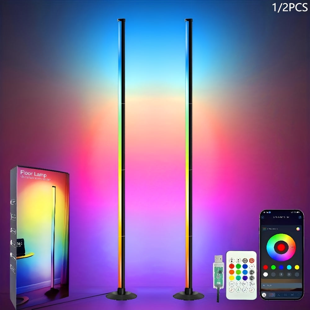 RGBIC LED Floor Lamp Smart Ambient Light for Home  Gifts