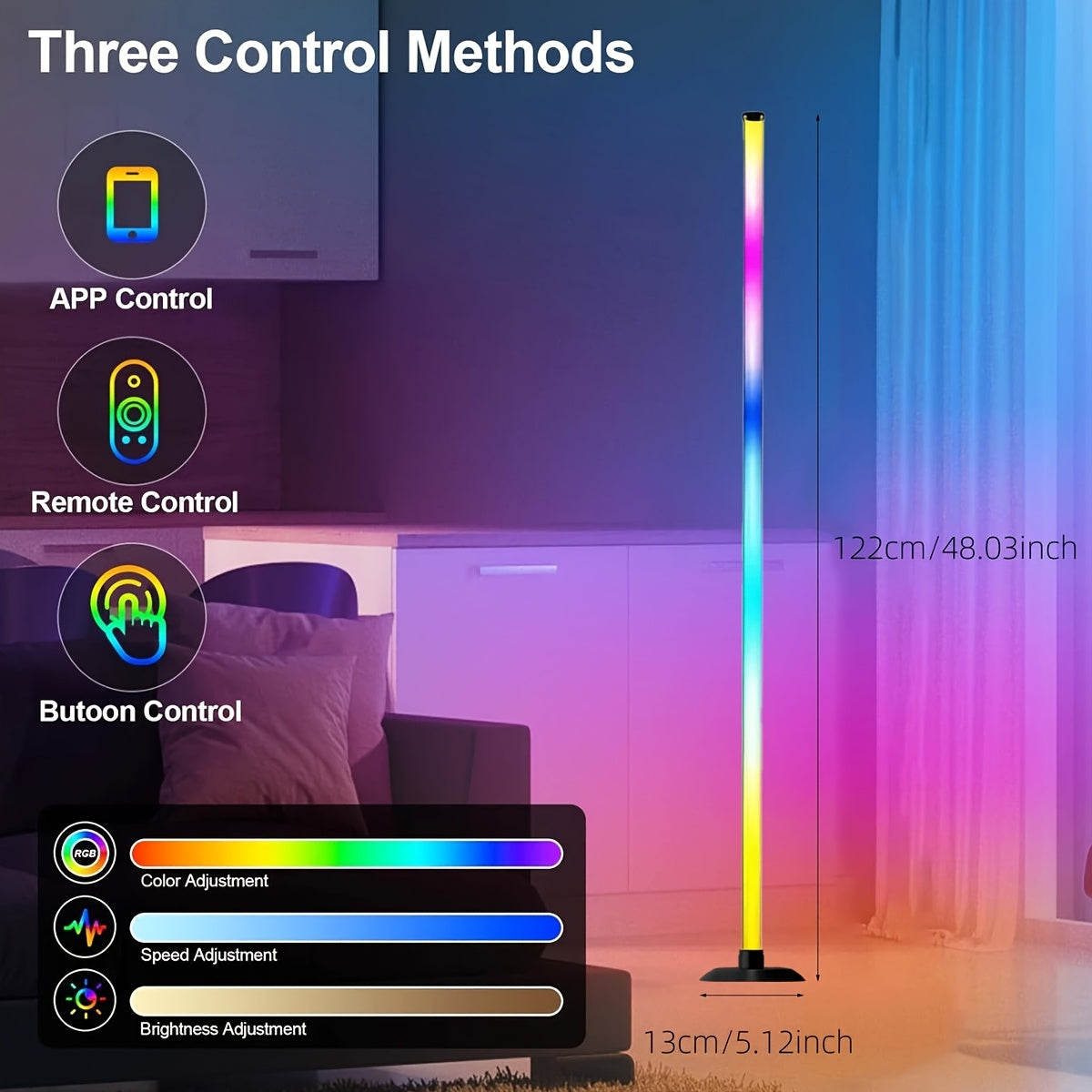 Smart RGB Floor Lamp Mood Lighting for Any Room