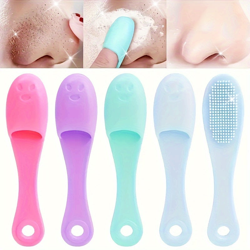 Gentle 2pc Silicone Nose Brushes for Deep Pore Cleaning