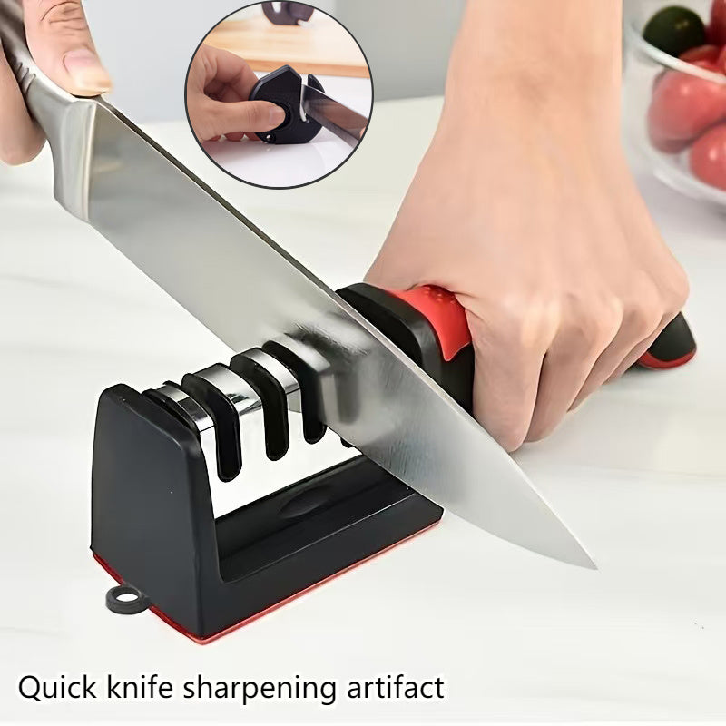 4Level Pro Sharpener Metal Ceramic EasyHang Kitchen Ready