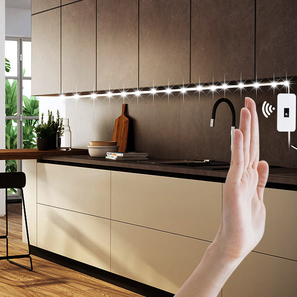 MotionSensing LED Kitchen Backlight Strip Wave Control