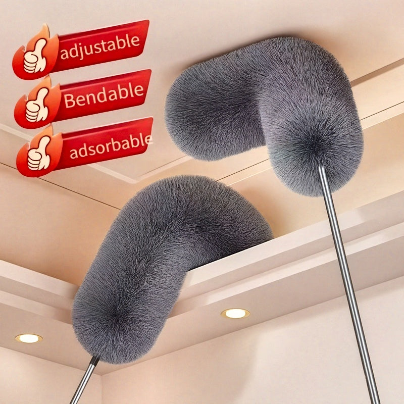 Extendable Bendable Microfiber Duster for All Surfaces
