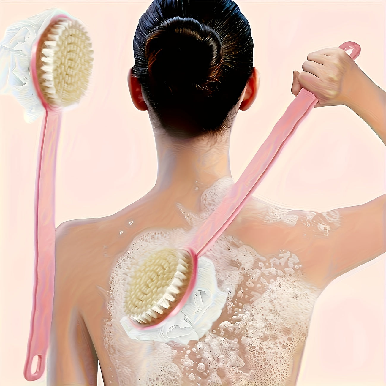 DoubleSided Spa Brush Deep Cleanse Gentle Exfoliate